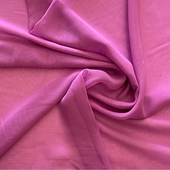 Chiffon Radiant Orchid Fabric - Picture 1 of 1